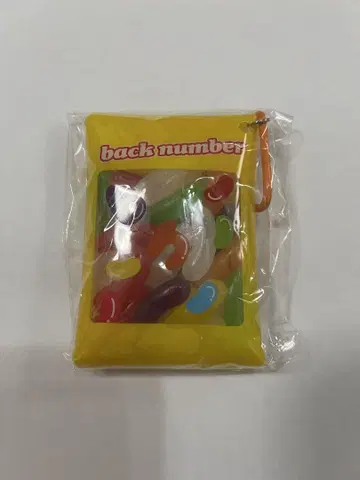 back number POP-UP STORE 클리어 케이스 포함 젤리 콩