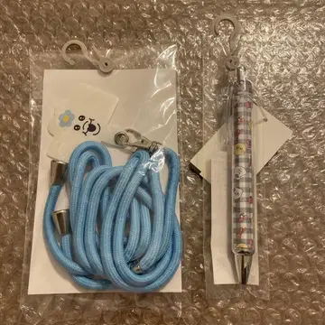넙챠무 스마호시 스트랩 스마트폰 숄더 볼펜 키미마로