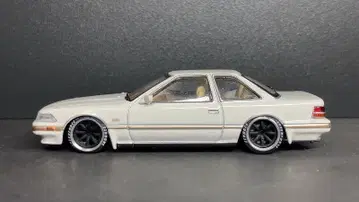 TOYOTA 소아라 화이트 큰 지름 휠 1/64 알루미늄 림 사양 커스텀