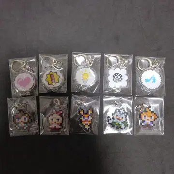 월드 플리퍼 연결 아크릴 키링 세트 WORLD FLIPPER
