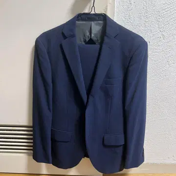 네이비 남성용 수트 상하의