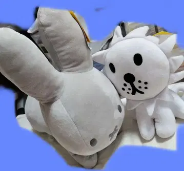 토끼와 사자 봉제 인형 세트