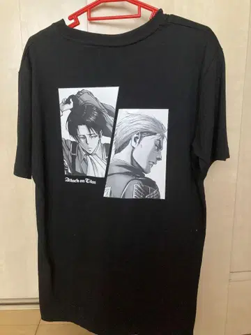 진격의 거인 돈키 티셔츠 엘빈 리바이