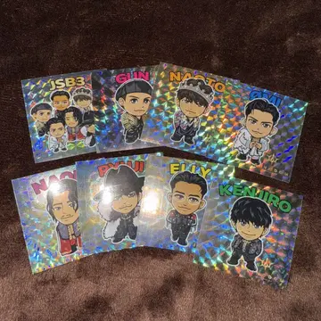 3대째 회장 한정판 홀로그램 스티커 8종 컴프 세트