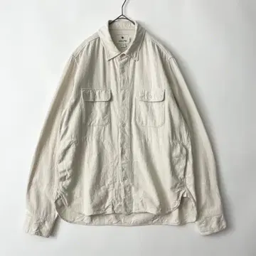 SNOW PEAK (ja) L 컴포트 워크 셔츠 코튼 린넨