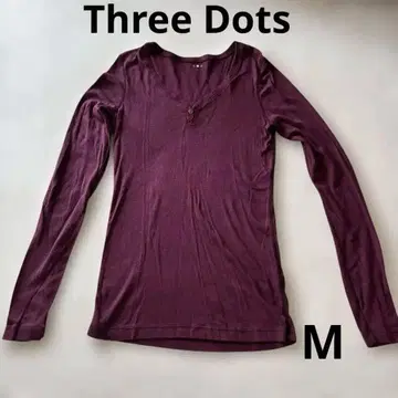 Three Dots V넥 긴팔 상의