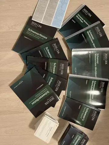 2025 CFA SchweserNotes 12권 세트