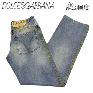 돌체앤가바나 D&G 데님 팬츠 W82 정도 버튼 플라이
