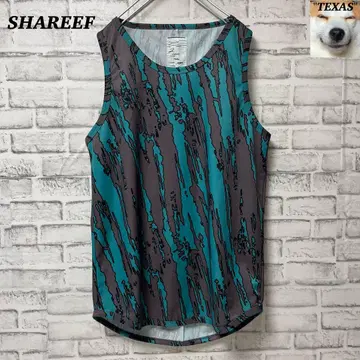 새상품급! SHAREEF BRUSHPAINT BIG 탱크탑 22ss