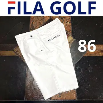 휠라 골프 안감 스트레치 하프 팬츠 86 (아이보리)
