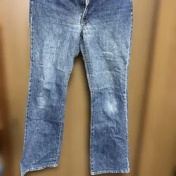 Blue Line 다크 블루 스트레이트 데님