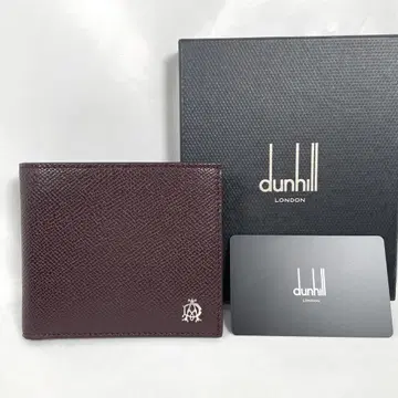 미사용에 가까운 dunhill 던힐 두겹 지갑 바이폴드 박스 포함