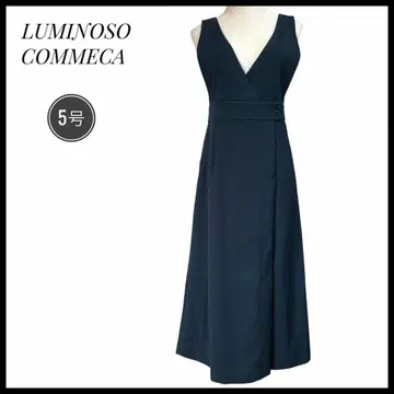 LUMINOSO COMMECA 그린 5호 슬리브리스 원피스 롱