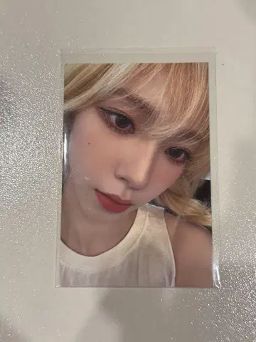 aespa my world 카리나 트레이딩 카드 워너 혜택