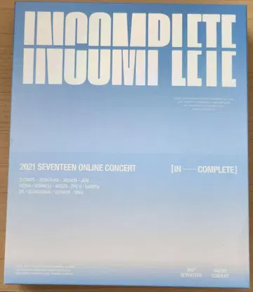 세븐틴 Incomplete DVD