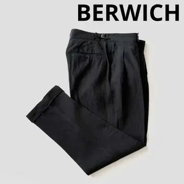 BERWICH 베르위치 SCOTCH 스코치 린넨 2플리츠 팬츠