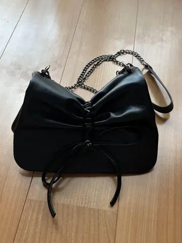 Heather 리본 숄더백