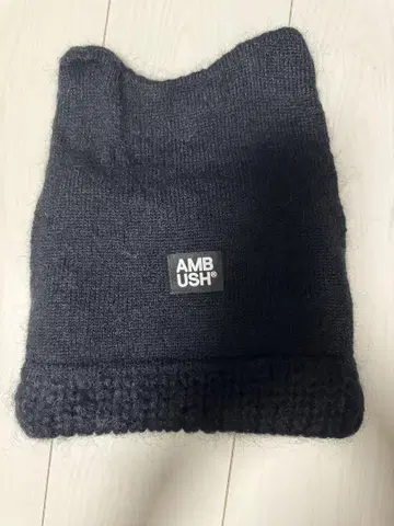 AMBUSH 니트 모자 블랙