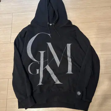 CMK GALLERY 블랙 로고 후드티 XL