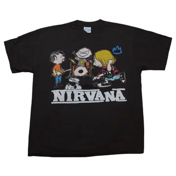 닐바나 티셔츠 XL NIRVANA SNOOPY IN UTERO