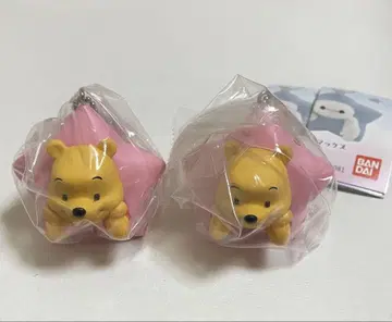디즈니 캐릭터 별 마스코트 참 곰돌이 푸 2개 세트