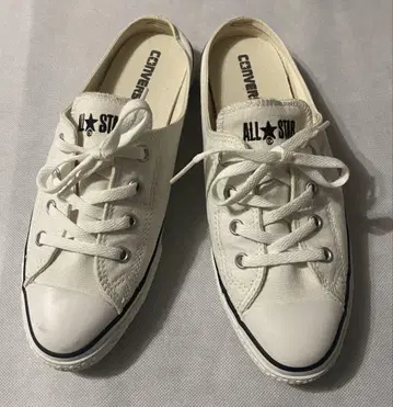 컨버스 올스타 뮬 슬립 옥스 캔버스 화이트
