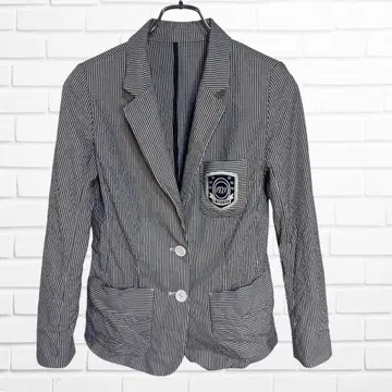 LACOSTE 라코스테 자켓 테일러드 스트라이프 심플 38