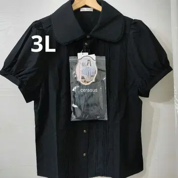3L 마린 아카데미아 반팔 블라우스 클라로리 쿠루미 시마무라 블랙
