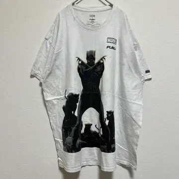 NWT Fubu x Marvel 블랙 팬서 화이트 XL