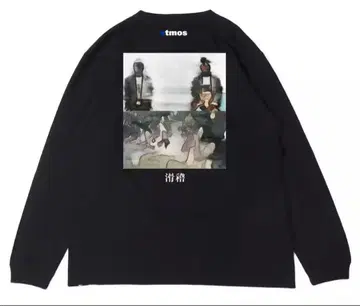 A 마소 코믹 atmos 콜라보 롱 슬리브 티셔츠 M 사이즈