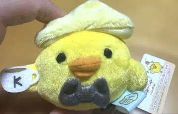 택 포함 새상품 봉제 인형 키이로이토리 핸섬