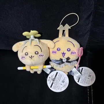 치이카와 봉제 인형 마스코트 토끼 2종 세트