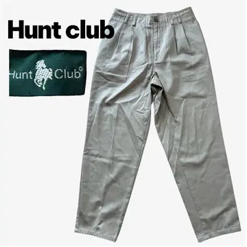 Hunt Club 남성용 빈티지 코튼 팬츠 - 베이지