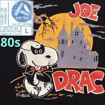 86 스누피 snoopy 80년대 빈티지 티셔츠 드라큘라
