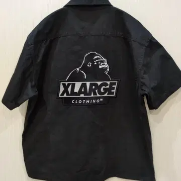 XLARGE 고릴라 자수 반팔 셔츠 L 사이즈