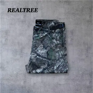 REALTREE 카고 팬츠 w34 밀리터리 스트레이트 리얼 트리 패턴
