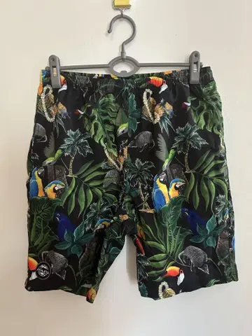 ATHLETA 브라질 아마존 패턴 숏 팬츠 O 사이즈