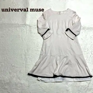 UNIVERVAL MUSE 플레어 슬리브 원피스 F 리본 절개