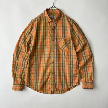 NONNATIVE 2 (hb) 버튼 다운 셔츠 긴팔 아메카지 오렌지