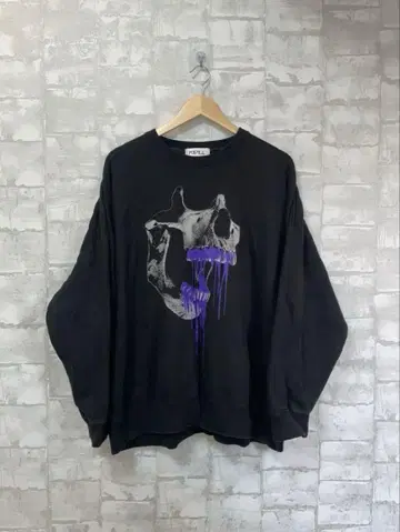 KIDILL 23AW LHP 별주 스컬 프린트 맨투맨