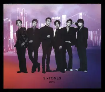 SixTONES 일반ver. 초회 프레스 CITY