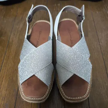 KISCO 주트 콤비 샌들