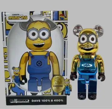 미니언 베어브릭 BE@RBRICK BOB 400% 100%