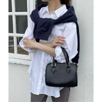 AULENTTI 가죽 미니 보스턴 백