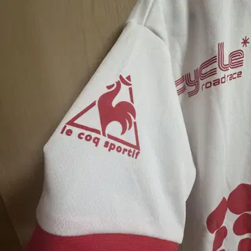 르꼬끄 스포츠 사이클 티셔츠 화이트