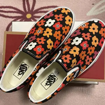 VANS 꽃무늬 VANS CLASSIC SLIP-ON 슬립온 28cm