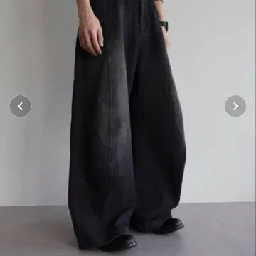 새상품급 anedist 빈티지 커브 데님 팬츠