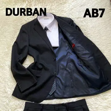 DURBAN AB7 네이비 스트라이프 비즈니스 정장