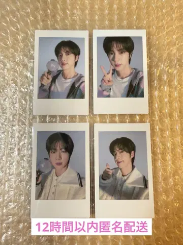 BTS 진 RUNSEOKJIN 인스턴트 사진 폴라로이드 컴프