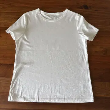 아누안스 anuans 실크 터치 코튼 슬림 핏 T (WHITE)